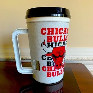 Vintage Chicago Bulls Thermal Mug NWT